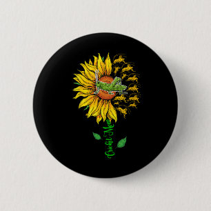Cricket Mom Cute Sunflower Crickets Lover Mother's 6 Cm Round Badge