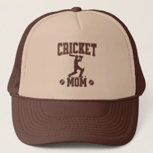 Cricket Mum Sports Enthusiast Cricket Lover Mother Trucker Hat