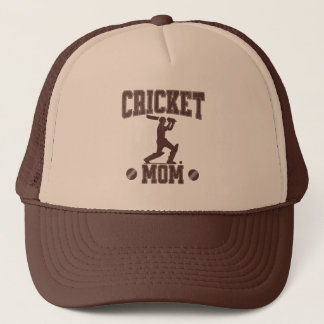 Cricket Mum Sports Enthusiast Cricket Lover Mother Trucker Hat