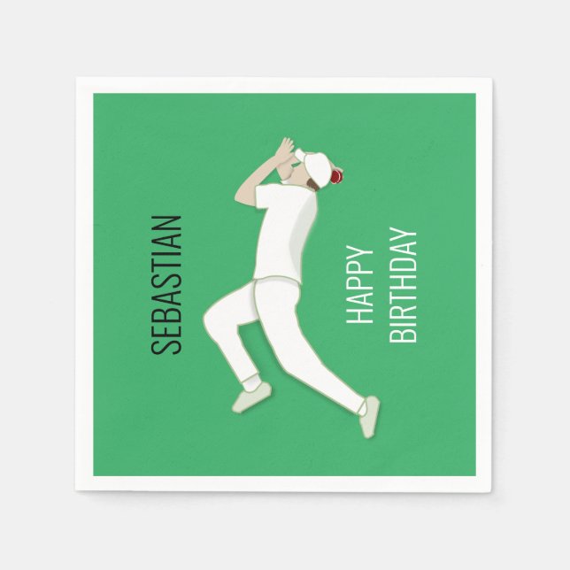 Cricket Napkin (Front)