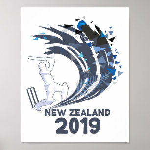 Cricket New Zealand  Poster