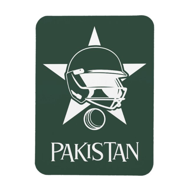 Cricket Pakistan Magnet (Vertical)