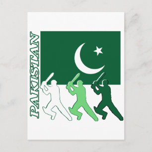 Cricket Pakistan Postcard