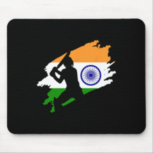 Cricket Patriotic India Sports Jersey Gift Women G Mouse Pad