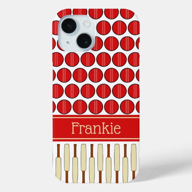Cricket patterned custom name Case-Mate iPhone case (Back)