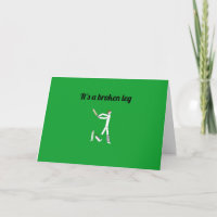 cricket phrase it's a broken leg
