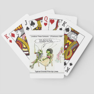 Cricket Pick-Up Lines Funny Playing Cards