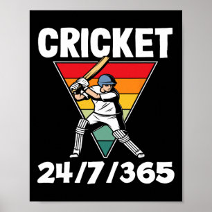 Cricket Player 247365 Enthusiast Pion  Poster
