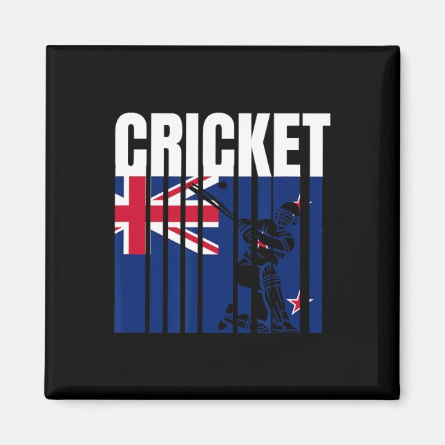Cricket Player 4  Magnet (Front)