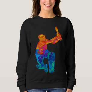Cricket Player Boys Sport Crickets  1 Sweatshirt