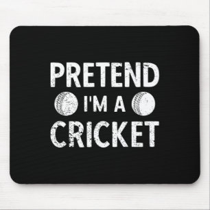 Cricket Player Cricket Sport Vintage Cricket 8 Mouse Pad