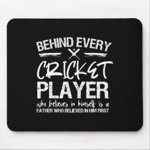 Cricket Player Dad Mouse Pad