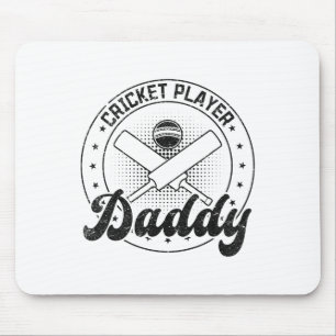 Cricket Player Daddy Mouse Pad