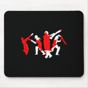 Cricket Player Design Mouse Pad