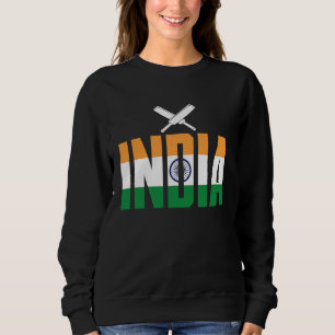 Cricket Player Funny Cricket Sport India Sweatshirt