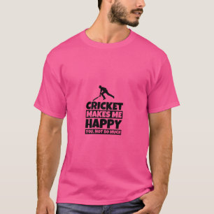 Cricket Player Gifts - Funny Cricket Sports Humour T-Shirt