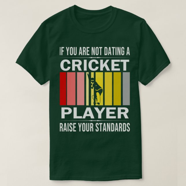 Cricket Player Gifts Sports Cricketer Cricket 2 T-Shirt (Design Front)