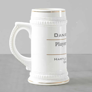 Cricket Player of the Season Beer Stein