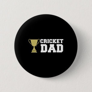 Cricket Player Sport 1  6 Cm Round Badge