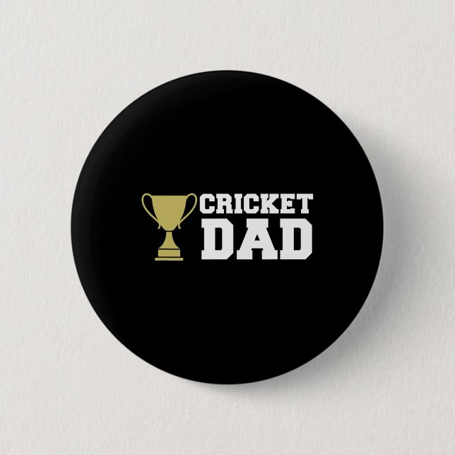 Cricket Player Sport 1  6 Cm Round Badge (Front)