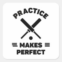 Cricket: Practice makes perfect.