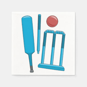 Cricket Set Paper Napkins