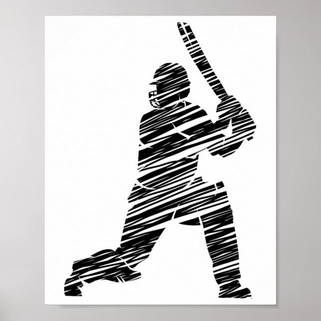 Cricket Sport Player 8  Poster (Front)