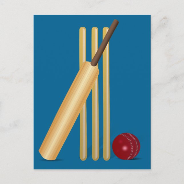 Cricket Sport Postcard (Front)