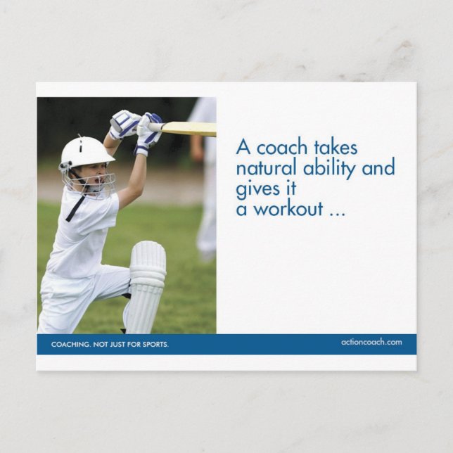 Cricket Sports Postcard (Front)