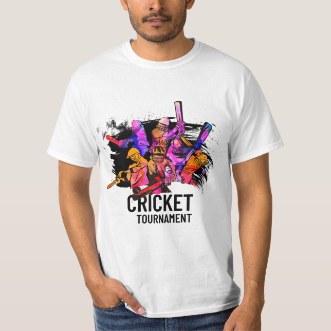Cricket Sports  T-Shirt (Front)