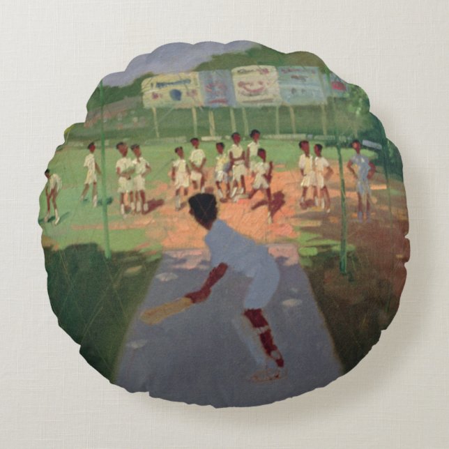 Cricket Sri Lanka Round Cushion (Front)