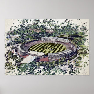 Cricket Stadium Art - Southampton, Hampshire Poster