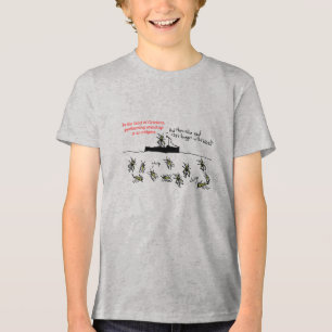 Cricket Stand-Up Comedy: The Only Funny Bug Tri-Blend Shirt
