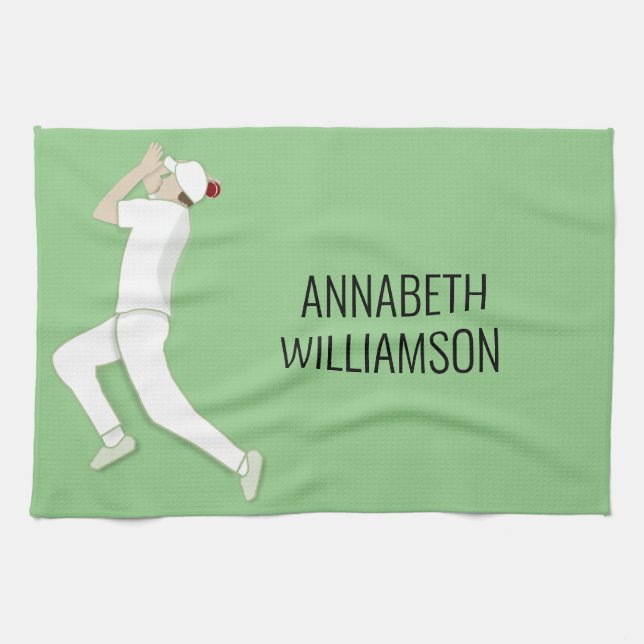 Cricket Tea Towel (Horizontal)