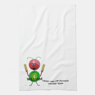 Cricket Team Tea Towel