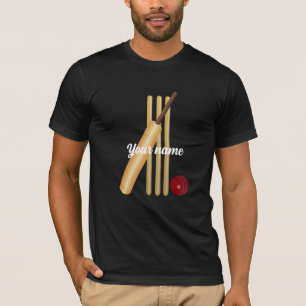 Cricket template, personalize, T-Shirt