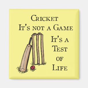Cricket Test Fridge Magnet