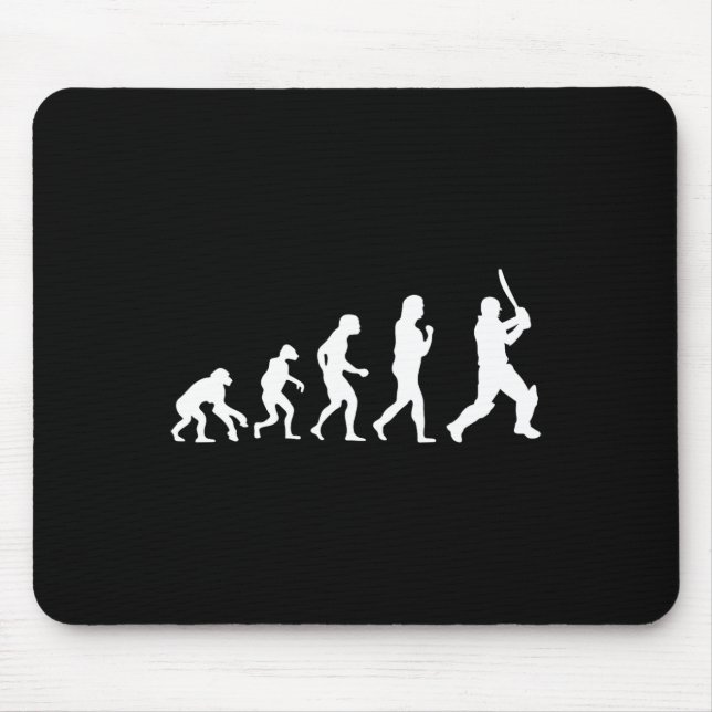 Cricket Tsman Evolution For Cricketer Players Funn Mouse Pad (Front)