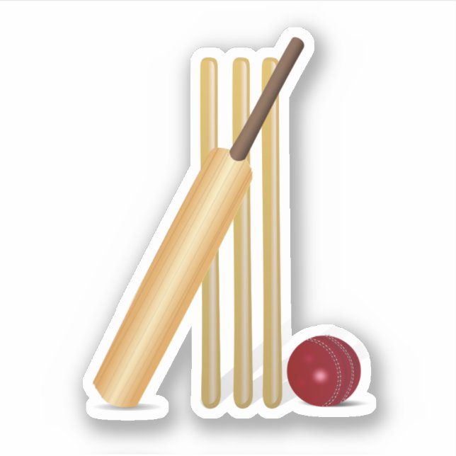 Cricket, wicket and ball (Front)