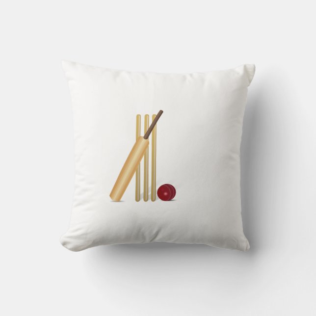 Cricket Wicket Cushion (Front)