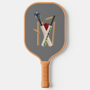 Cricket Wickets, Bats And Ball, Pickleball Paddle