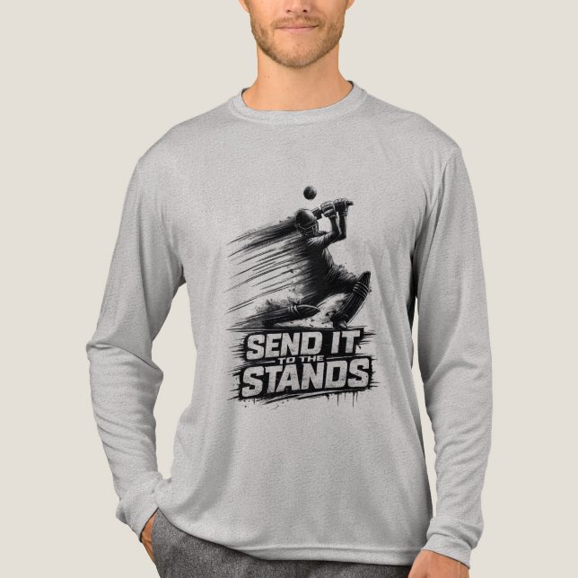 Cricket World Cup Power  Tri-Blend Shirt (Front)