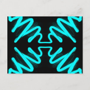 CricketDiane Art & Design Neon Turquoise Postcard