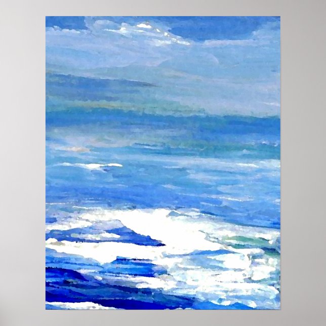 CricketDiane Ocean Poster Distant Sky (Front)