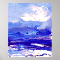 CricketDiane Ocean Poster - Ocean's Song Seascape