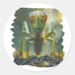 Crickets Animal Cricket 7  Classic Round Sticker
