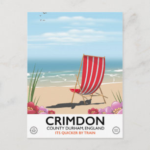 Crimdon ,County Durham, England. Postcard