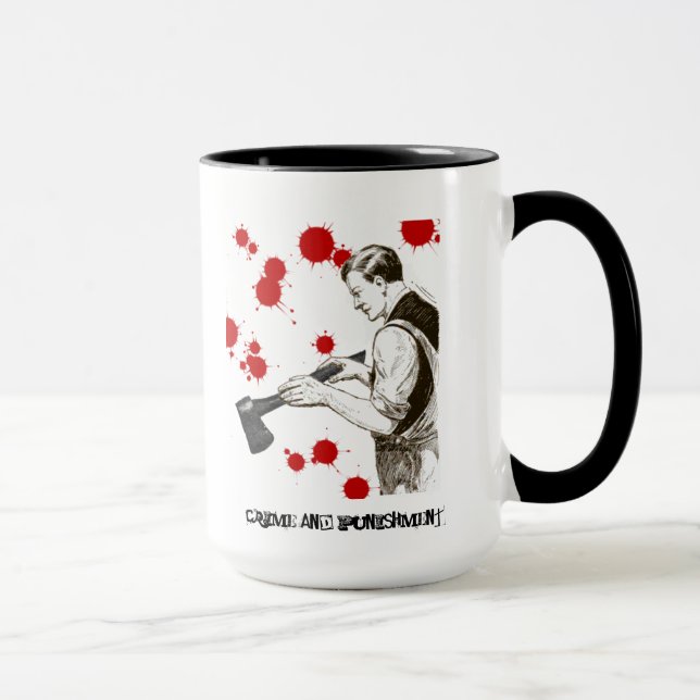 Crime and punishment mug (Right)