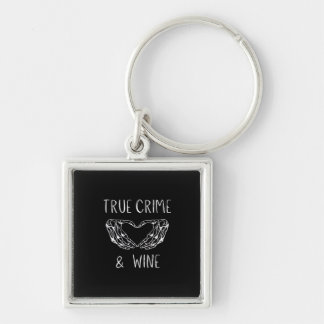 Crime And Wine Skeleton Hands Key Ring