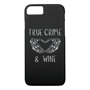 Crime And Wine Skeleton Hands Modern Aesthetic Case-Mate iPhone Case